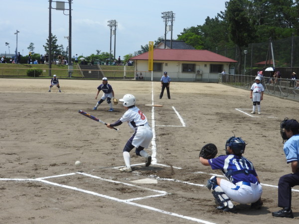 第67回石川県中学校ソフトボール大会　　代表決定戦の模様（門前　対　辰口　戦）５